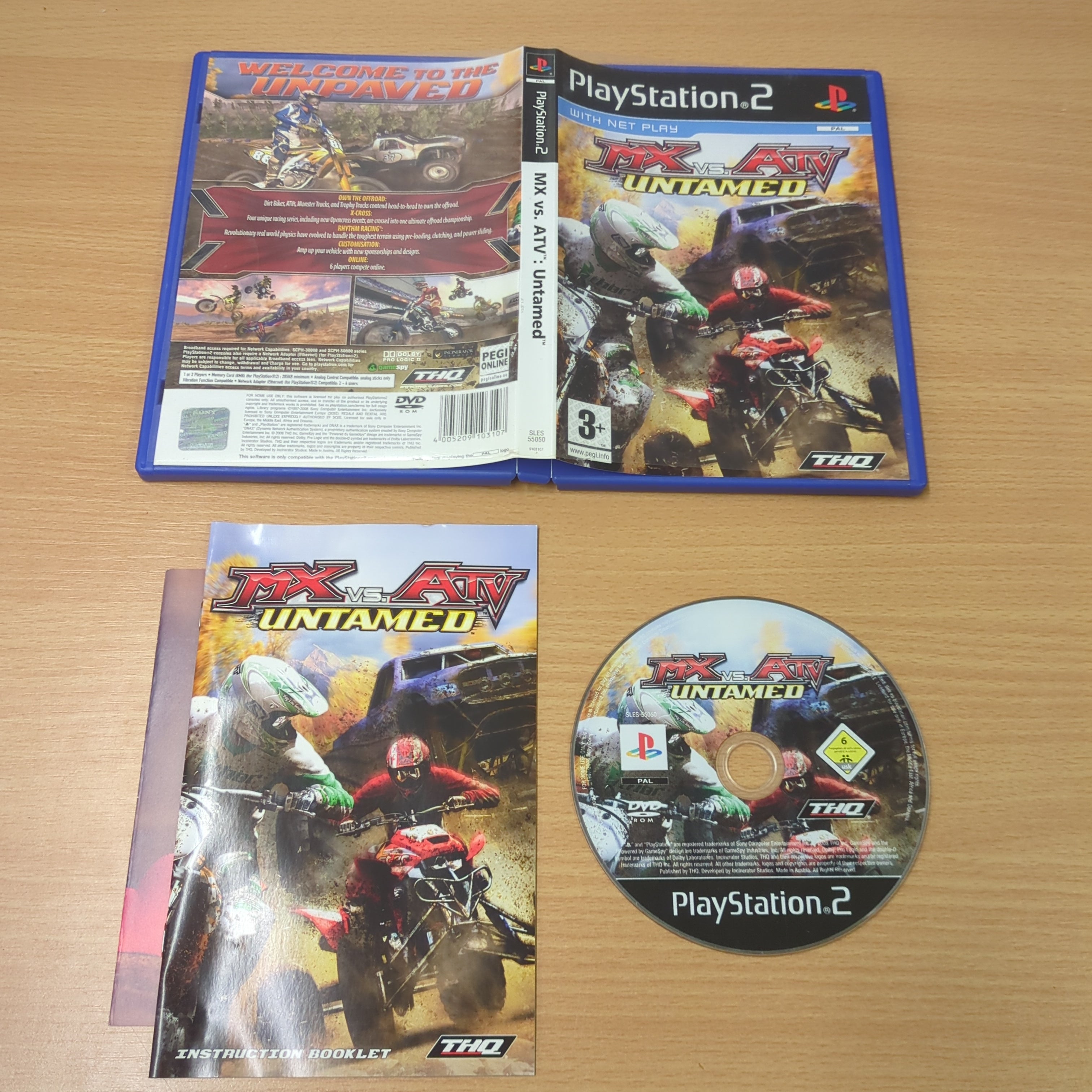 MX vs ATV: Untamed Sony PS2 game MX vs ATV: Untamed Sony PS2 game